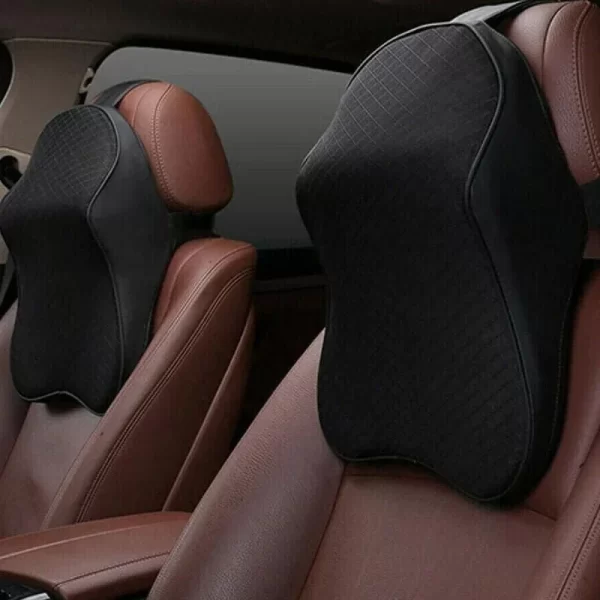 Premium Ultra-Soft Memory Foam Car Neck Pillow with Ergonomic Support & Washable Velvet Cover for Ultimate Comfort on Every Ride - Image 4