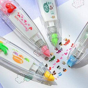 Decorative Lace Pattern Correction Tape Pen – Cute Border Stickers for Journals, DIY Diaries & Scrapbooking (Pack of 2)
