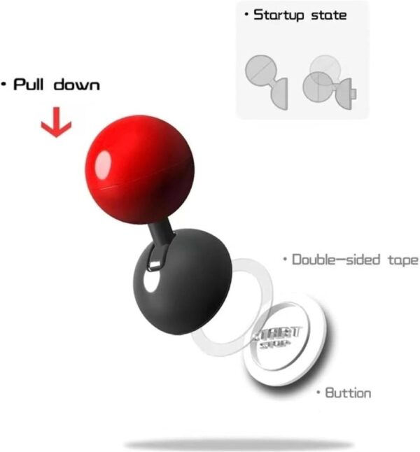 Funny Joystick-Style Car Engine Start/Stop Button Cover – Push Start Ignition Protector for Interior Styling & Fun Decor - Image 6