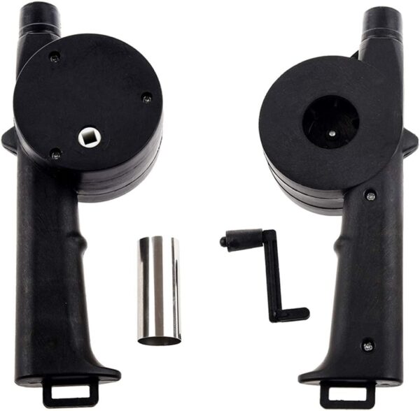 BBQ Hand Crank Air Blower – Portable Fire Starter for Charcoal Grills, Camping, and Outdoor Cooking - Image 6