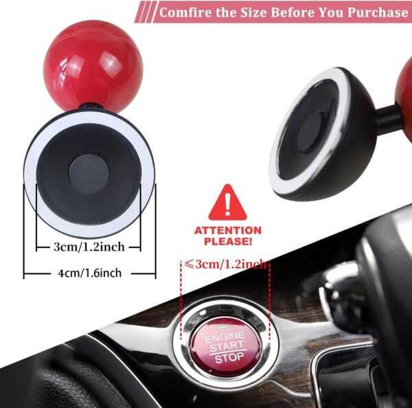 Funny Joystick-Style Car Engine Start/Stop Button Cover – Push Start Ignition Protector for Interior Styling & Fun Decor - Image 4