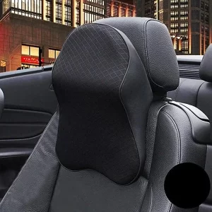 Premium Ultra-Soft Memory Foam Car Neck Pillow with Ergonomic Support & Washable Velvet Cover for Ultimate Comfort on Every Ride