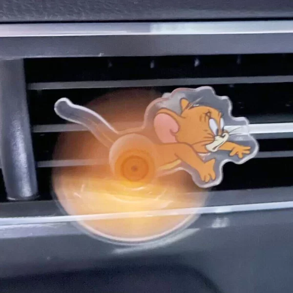 Tom & Jerry Car AC Vent Spinner – Animated Cat-and-Mouse Chase Air Vent Decoration | Universal Fit for All Cars & SUVs - Image 3
